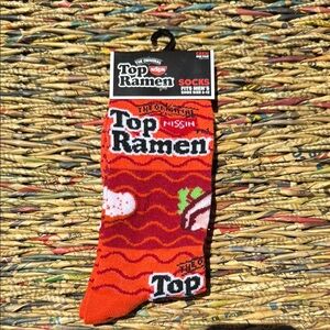 Men's Top Raman red socks